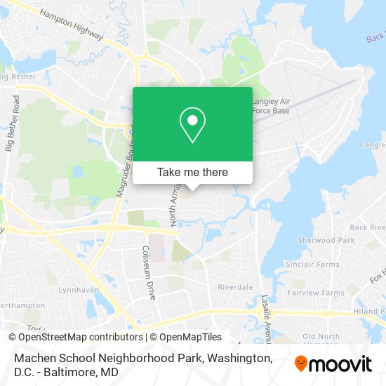 Machen School Neighborhood Park map