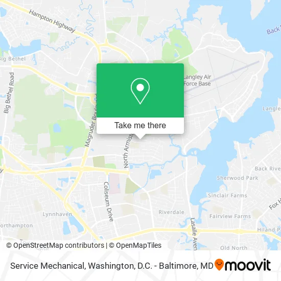 Service Mechanical map