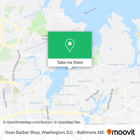 Osan Barber Shop map