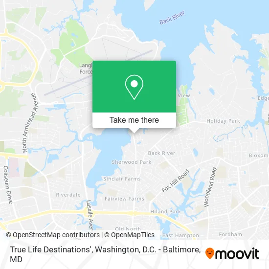 True Life Destinations' map