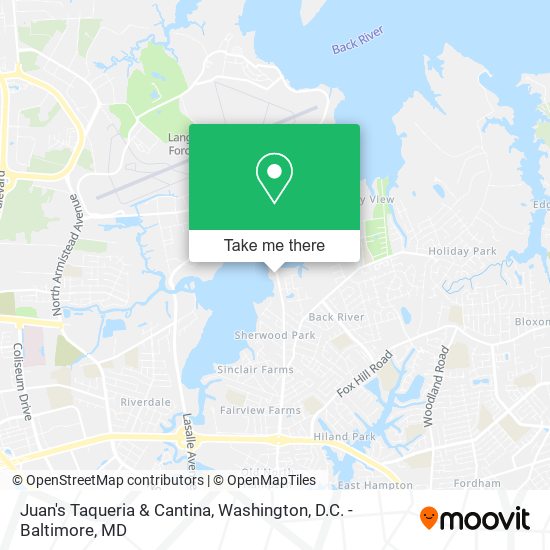 Juan's Taqueria & Cantina map