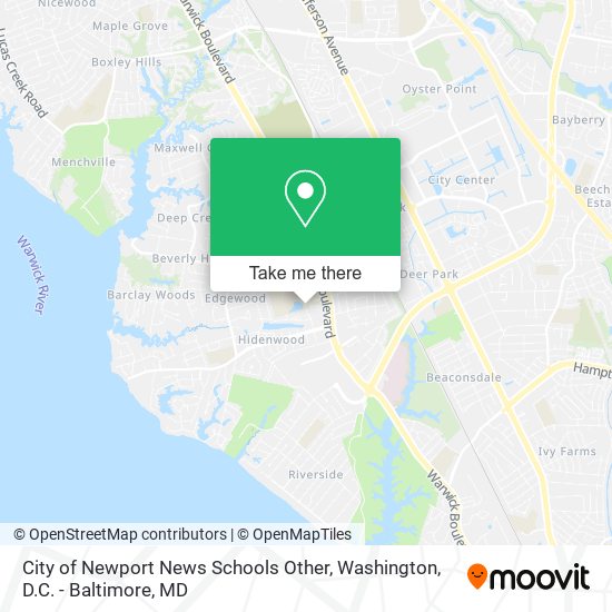 City of Newport News Schools Other map
