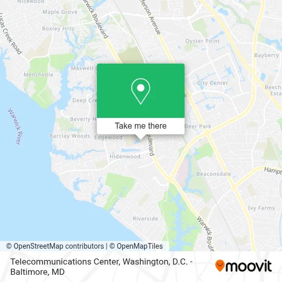 Telecommunications Center map