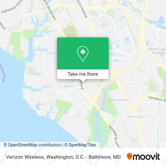 Verizon Wireless map