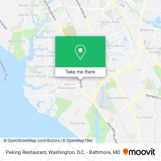Peking Restaurant map