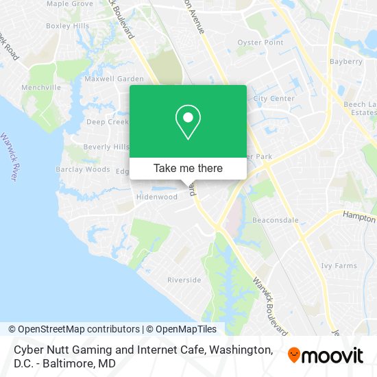 Mapa de Cyber Nutt Gaming and Internet Cafe