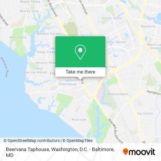 Beervana Taphouse map
