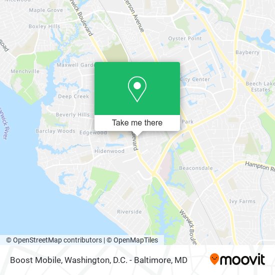 Boost Mobile map