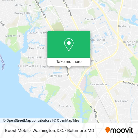Boost Mobile map