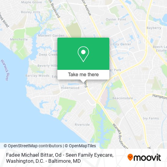 Fadee Michael Bittar, Od - Seen Family Eyecare map