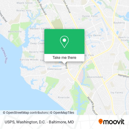 Mapa de USPS