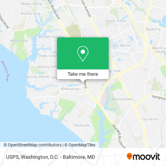 USPS map
