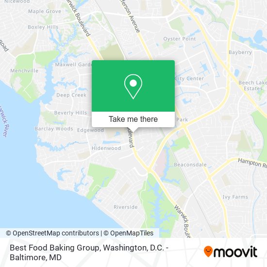 Best Food Baking Group map