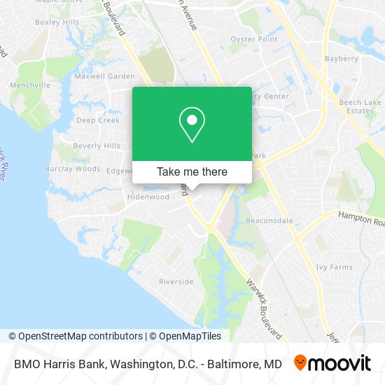 BMO Harris Bank map