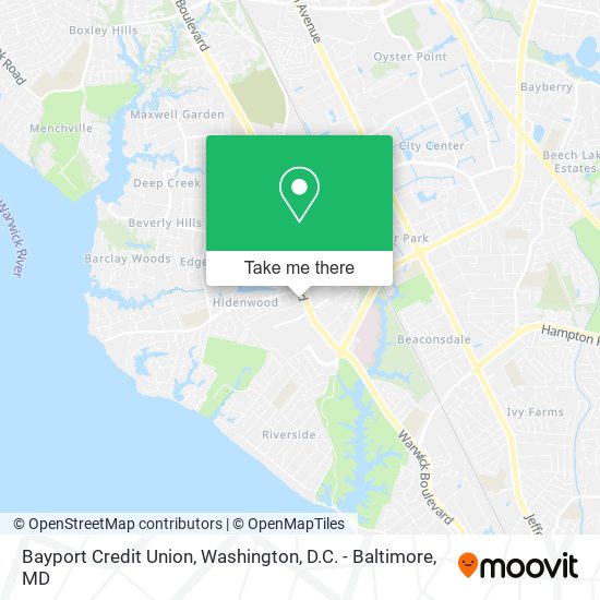 Mapa de Bayport Credit Union