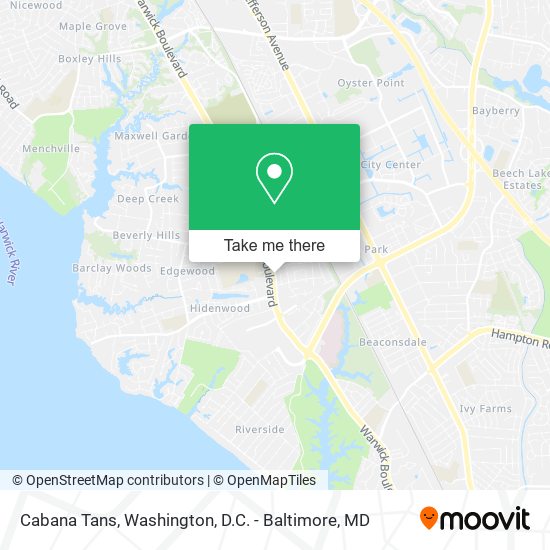 Cabana Tans map