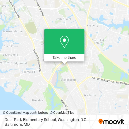 Mapa de Deer Park Elementary School