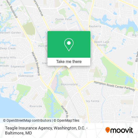 Teagle Insurance Agency map