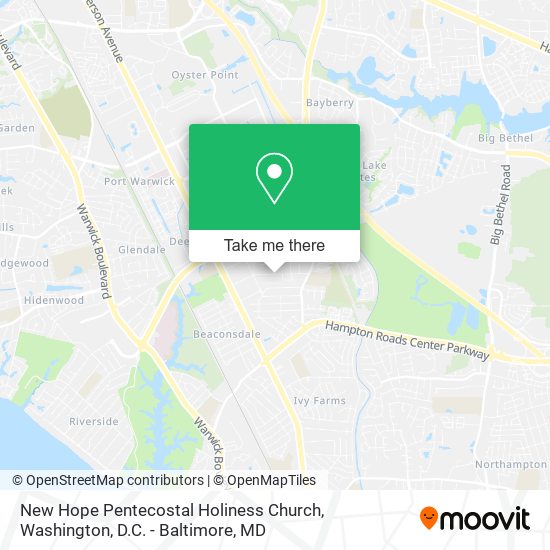 Mapa de New Hope Pentecostal Holiness Church