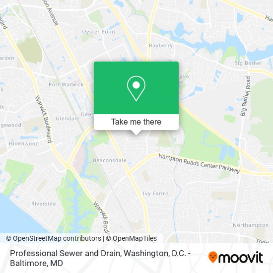 Professional Sewer and Drain map