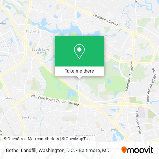 Bethel Landfill map