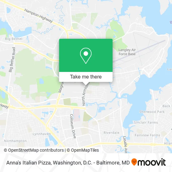 Anna's Italian Pizza map