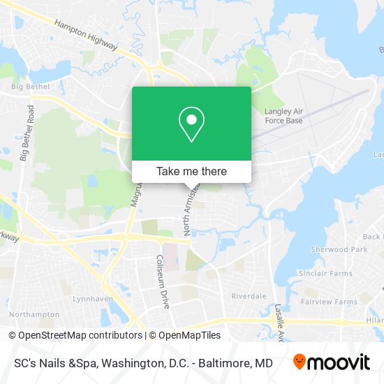 SC's Nails &Spa map