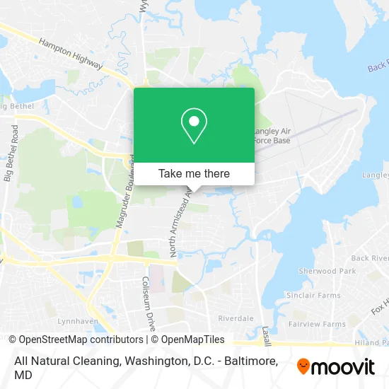 All Natural Cleaning map