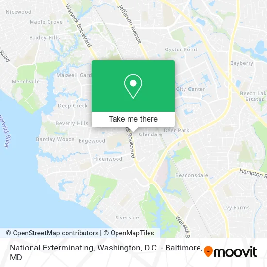 National Exterminating map