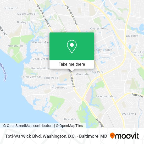 Mapa de Tpti-Warwick Blvd