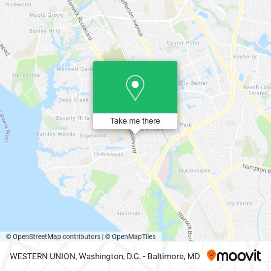 Mapa de WESTERN UNION