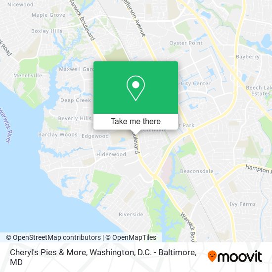 Mapa de Cheryl's Pies & More