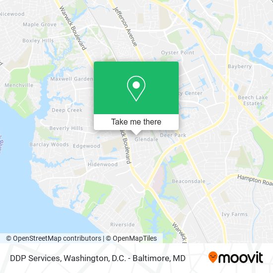 DDP Services map