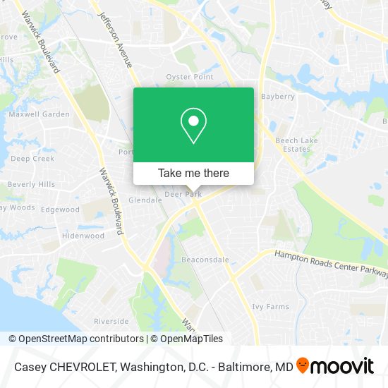 Casey CHEVROLET map