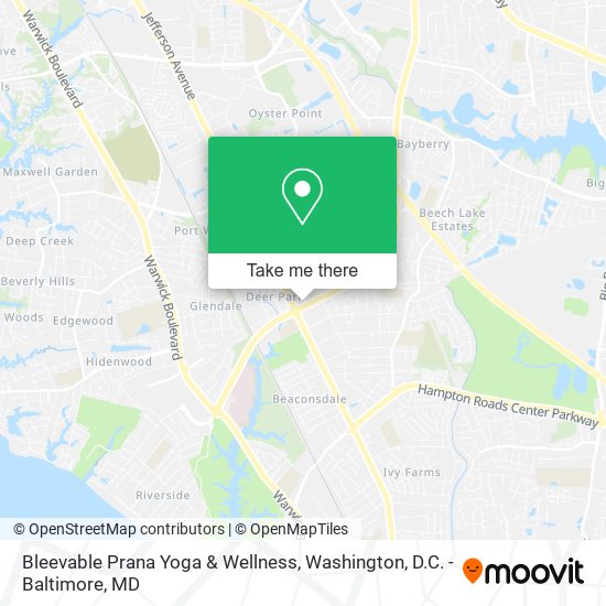 Bleevable Prana Yoga & Wellness map