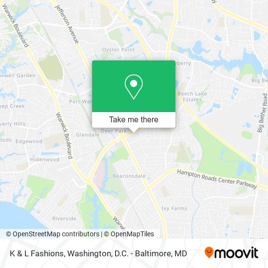 K & L Fashions map