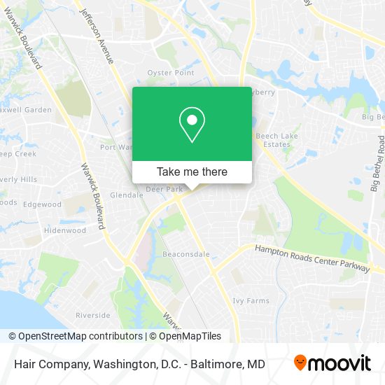 Hair Company map