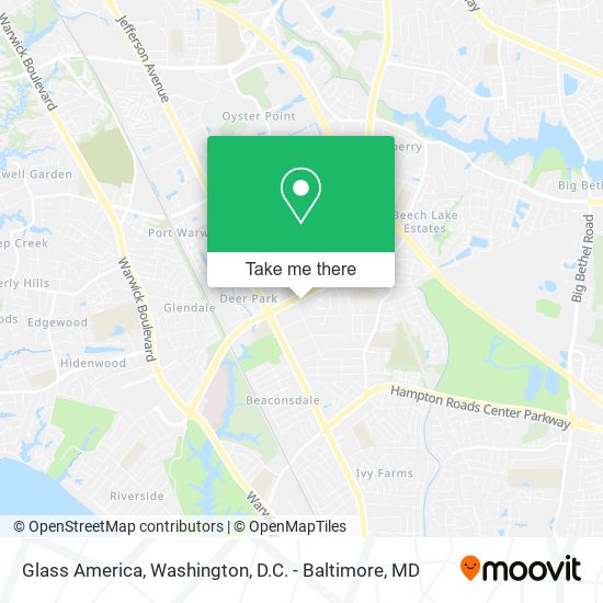 Glass America map