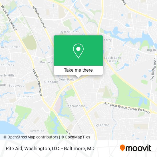 Mapa de Rite Aid