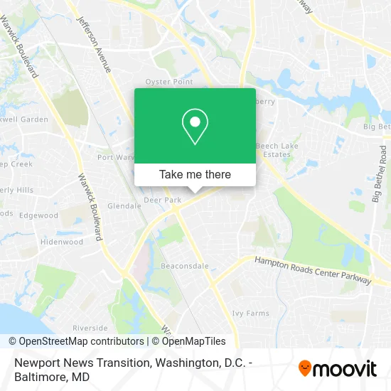 Newport News Transition map