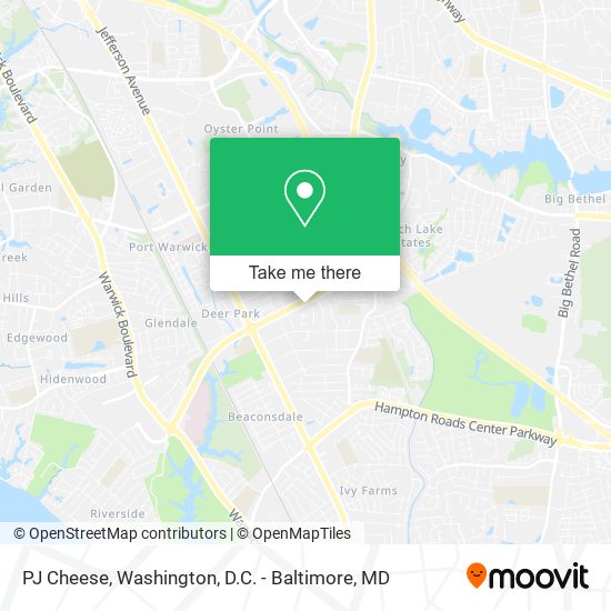 PJ Cheese map