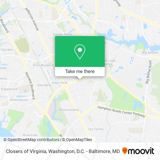 Closers of Virginia map