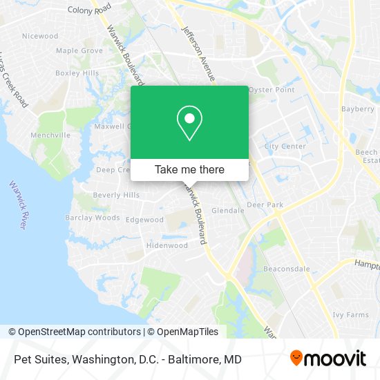 Mapa de Pet Suites