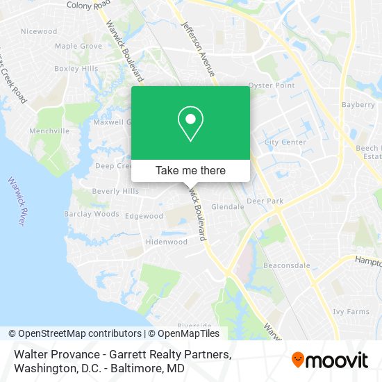 Walter Provance - Garrett Realty Partners map