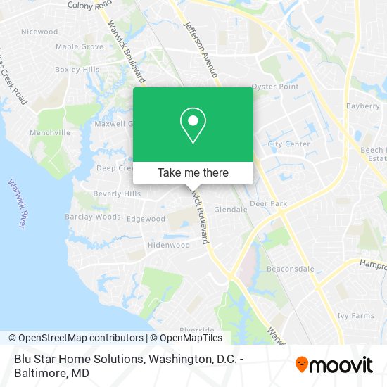 Blu Star Home Solutions map