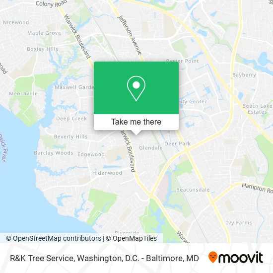 R&K Tree Service map