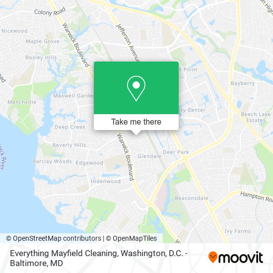 Mapa de Everything Mayfield Cleaning