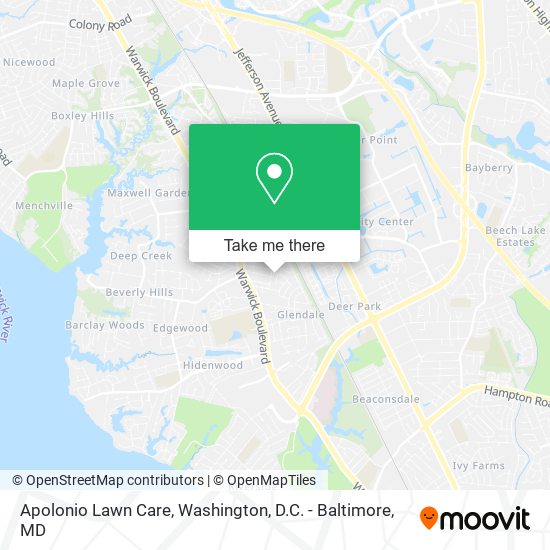 Apolonio Lawn Care map