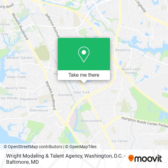 Wright Modeling & Talent Agency map