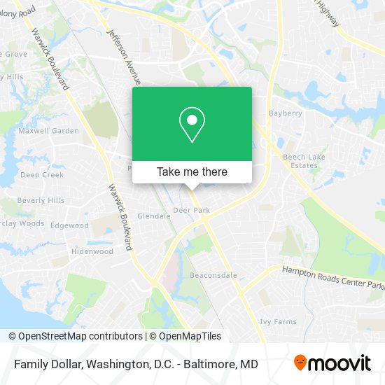 Family Dollar map